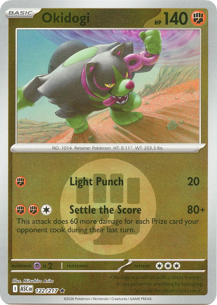 Okidogi (122/217) (Energy Symbol Pattern) [Mega Evolution: Ascended Heroes] | Card Citadel