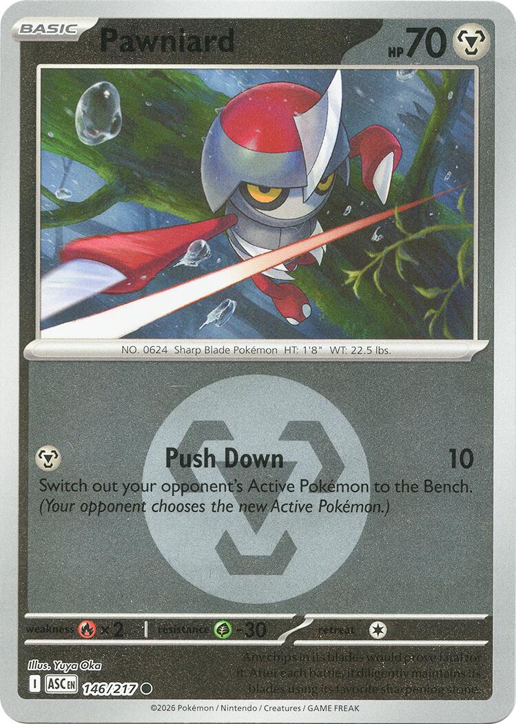 Pawniard (146/217) (Energy Symbol Pattern) [Mega Evolution: Ascended Heroes] | Card Citadel