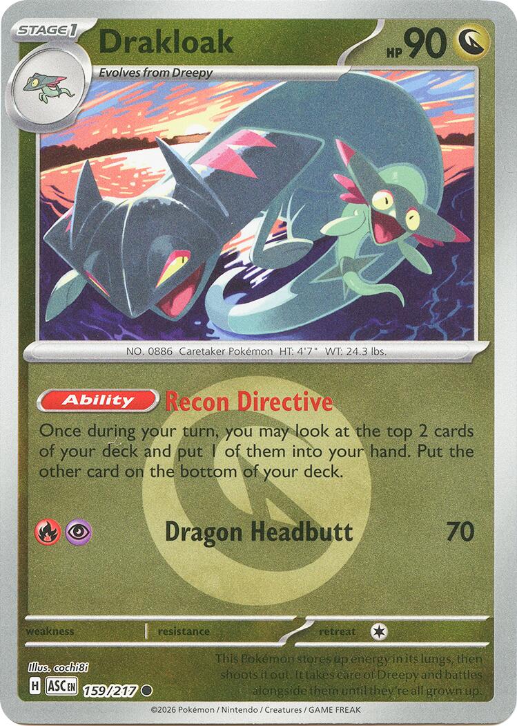 Drakloak (159/217) (Energy Symbol Pattern) [Mega Evolution: Ascended Heroes] | Card Citadel