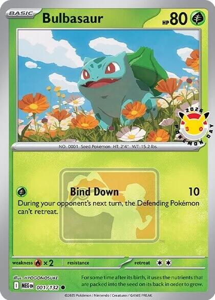 Bulbasaur (001/132) (Pokemon Day 2026) [Miscellaneous Cards] | Card Citadel
