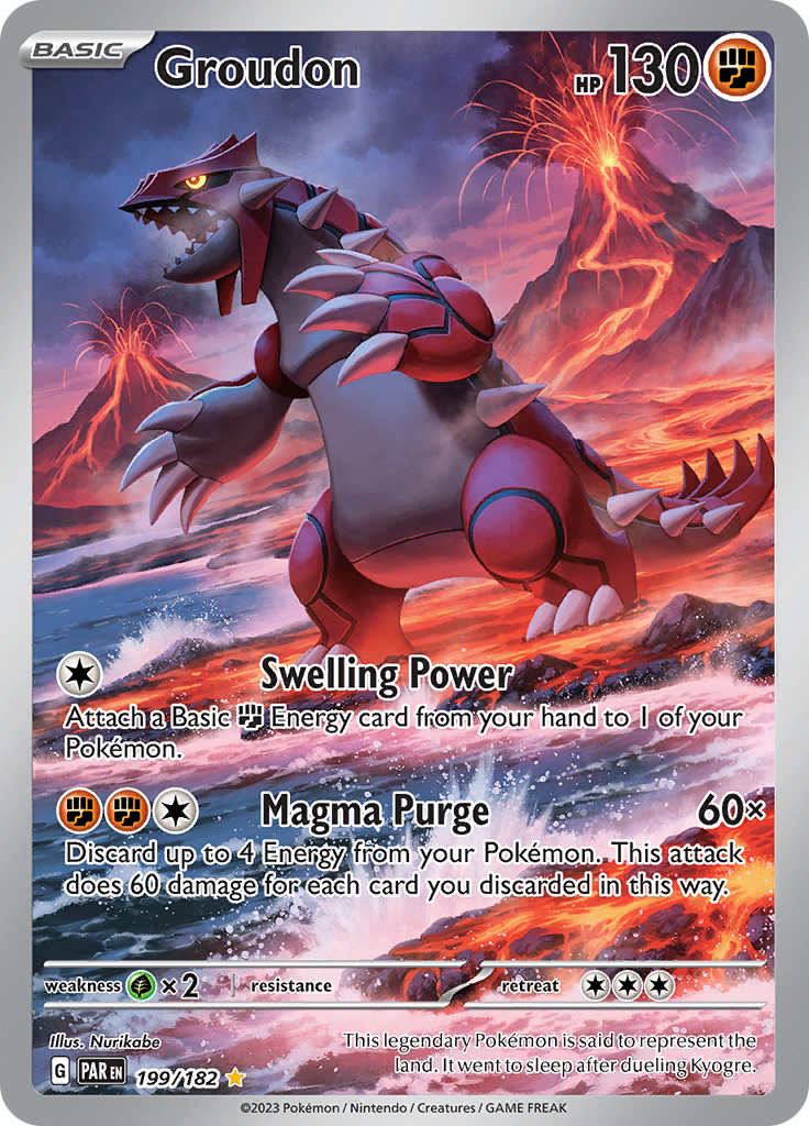 Groudon (199/182) [Scarlet & Violet: Paradox Rift] | Card Citadel