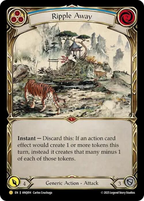 Ripple Away (Blue) (Gold) [ANQ014] (Compendium of Rathe - Antiquity Pack) | Card Citadel