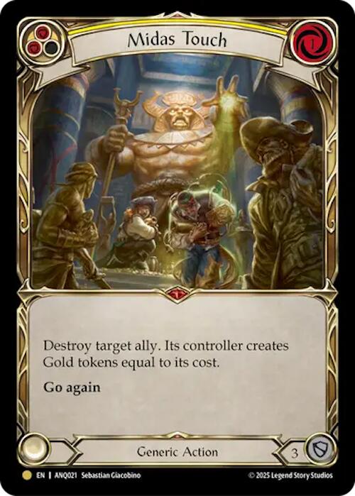 Midas Touch (Yellow) (Gold) [ANQ021] (Compendium of Rathe - Antiquity Pack) | Card Citadel