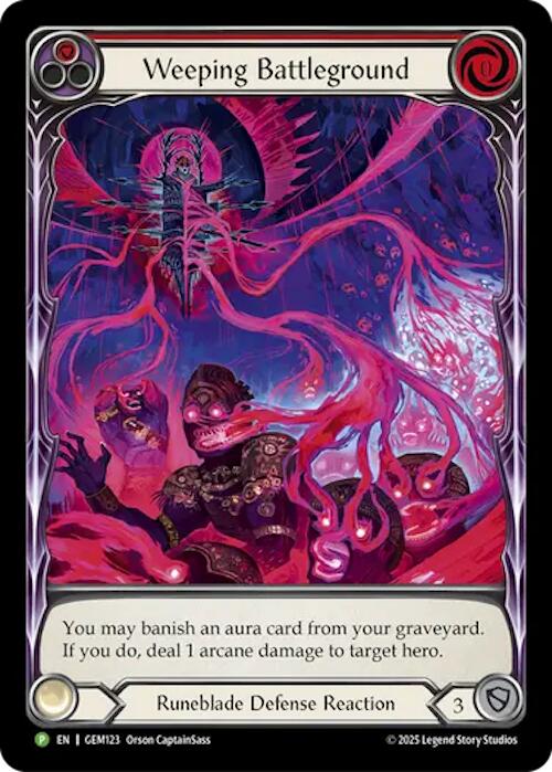 Weeping Battleground [GEM123] (GEM Pack 4) | Card Citadel