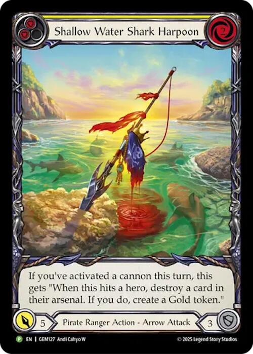 Shallow Water Shark Harpoon [GEM127] (GEM Pack 4) | Card Citadel