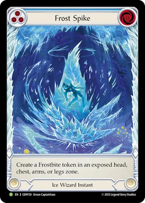 Frost Spike [GEM130] (GEM Pack 4)  Rainbow Foil | Card Citadel