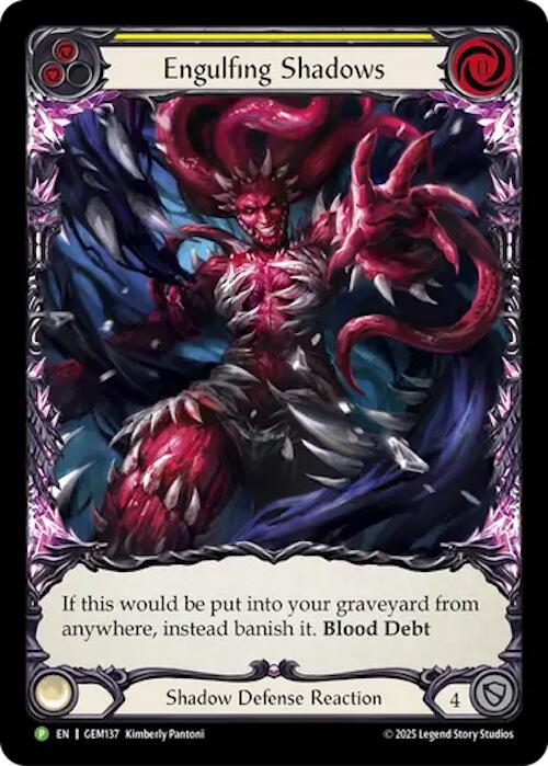 Engulfing Shadows [GEM137] (GEM Pack 4) | Card Citadel