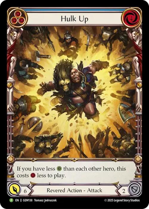 Hulk Up [GEM138] (GEM Pack 4)  Rainbow Foil | Card Citadel