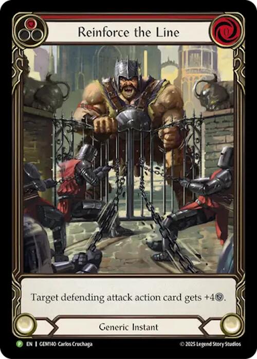 Reinforce the Line [GEM140] (GEM Pack 4) | Card Citadel