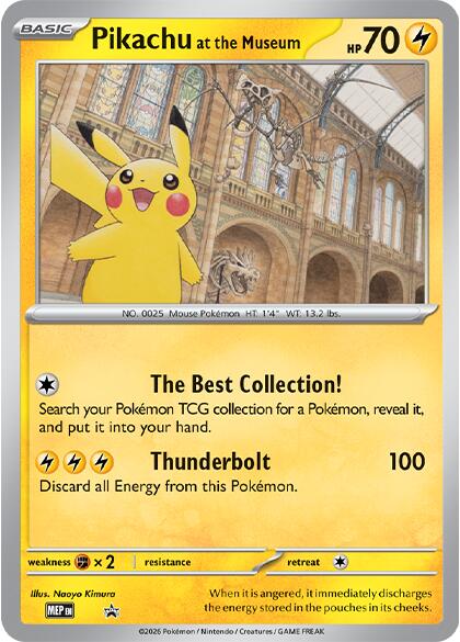 Pikachu at the Museum [Mega Evolution Promo] | Card Citadel