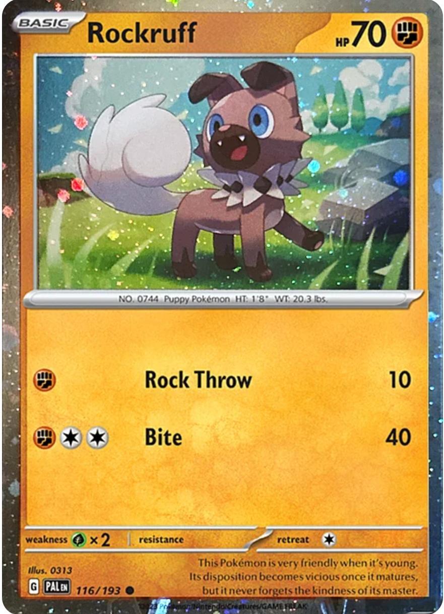 Rockruff (116/193) (Cosmos Holo) [Scarlet & Violet: Black Star Promos] | Card Citadel