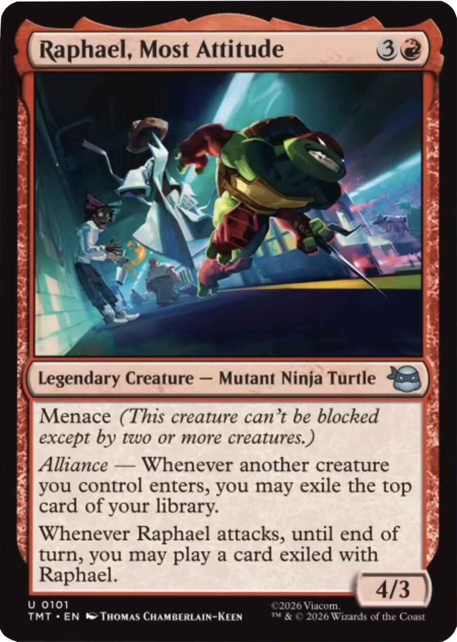 Raphael, Most Attitude [Teenage Mutant Ninja Turtles] | Card Citadel