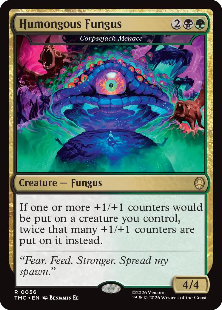 Humongous Fungus - Corpsejack Menace [Teenage Mutant Ninja Turtles Commander] | Card Citadel