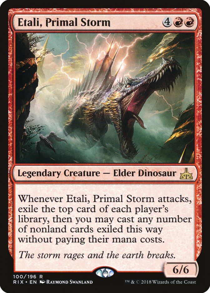 Etali, Primal Storm [Rivals of Ixalan/The List] | Card Citadel