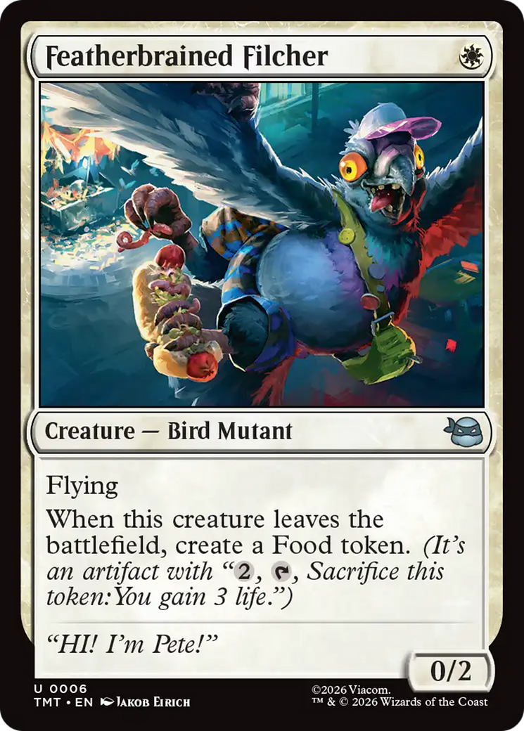 Featherbrained Filcher [Teenage Mutant Ninja Turtles] | Card Citadel