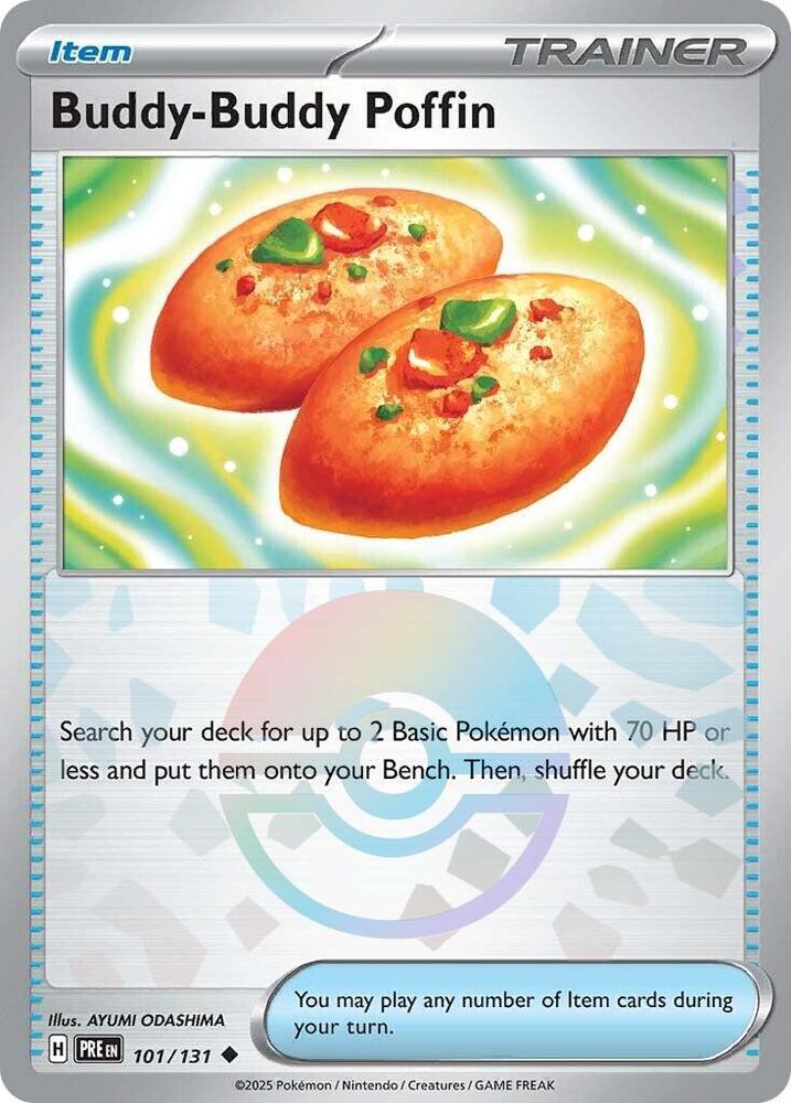 Buddy-Buddy Poffin (101/131) (Poke Ball Pattern) [Scarlet & Violet: Prismatic Evolutions] | Card Citadel