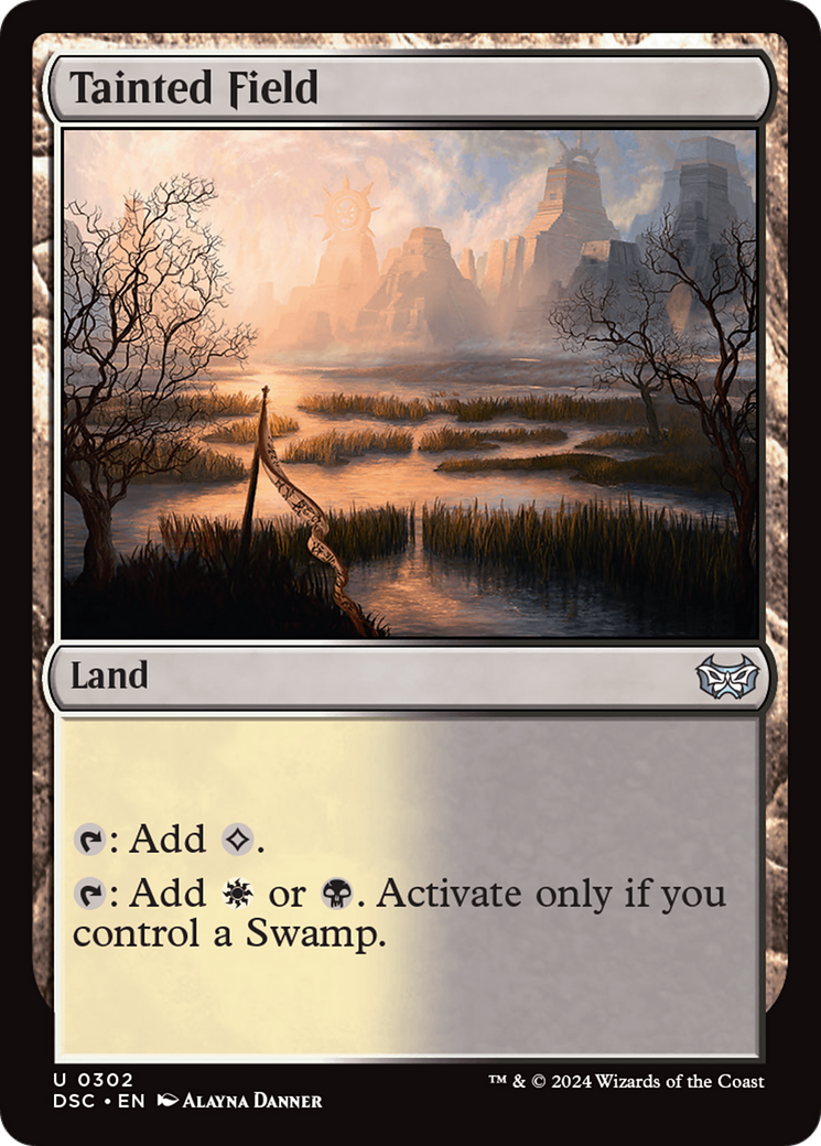 Tainted Field [Duskmourn: House of Horror Commander] | Card Citadel