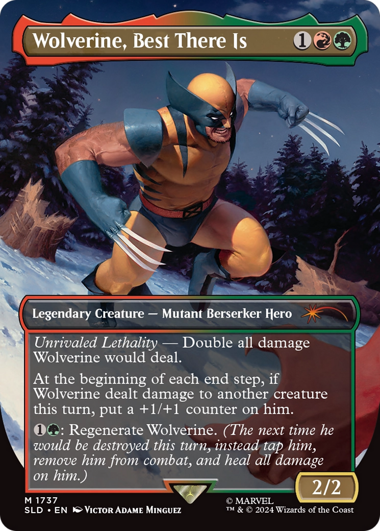 Wolverine, Best There Is (Rainbow Foil) [Secret Lair Drop Series] | Card Citadel