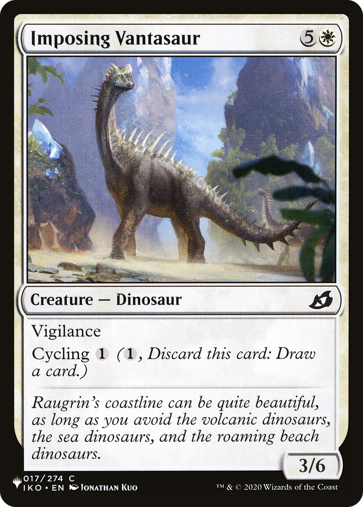 Imposing Vantasaur [The List Reprints] | Card Citadel