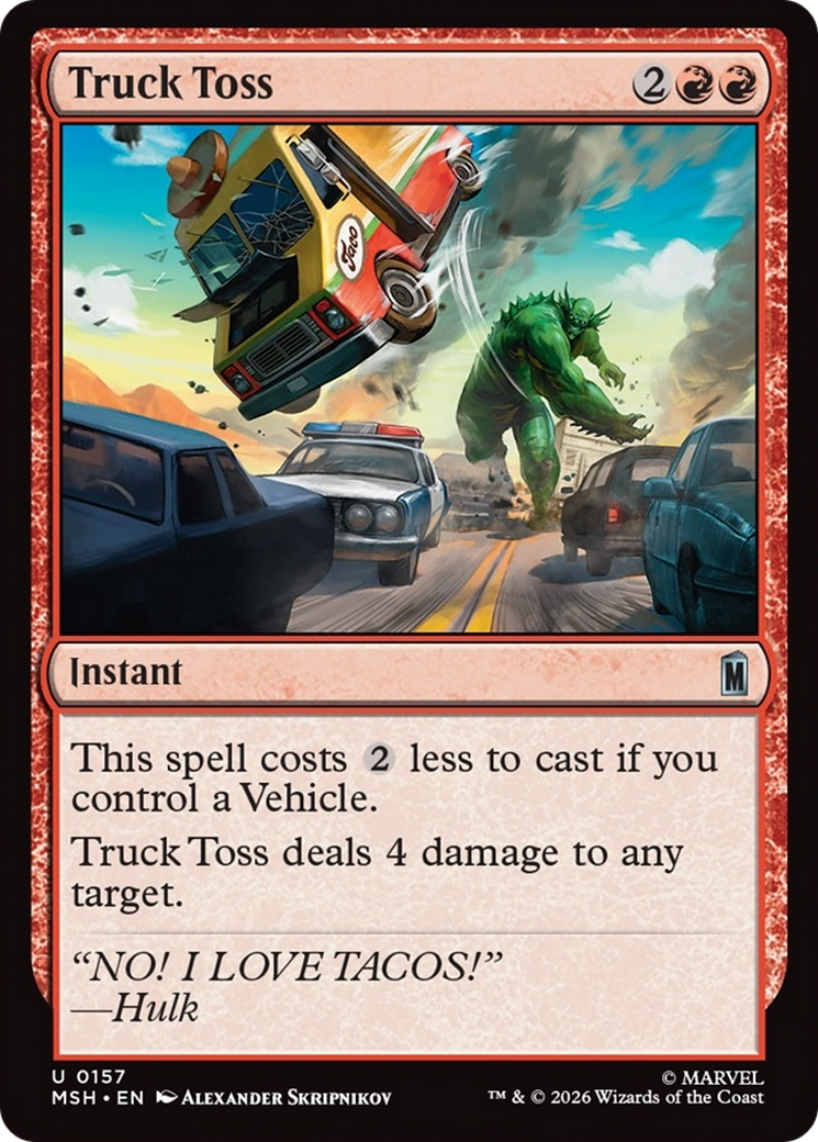 Truck Toss [Marvel Super Heroes] | Card Citadel