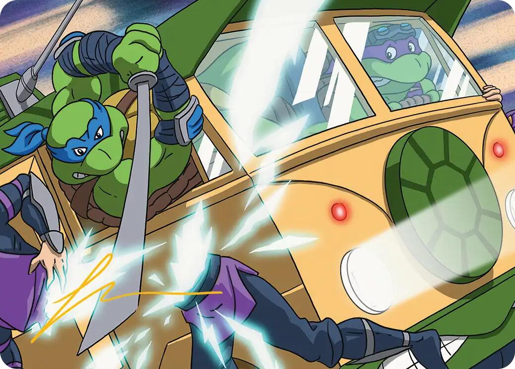 Don & Leo, Problem Solvers Art Card (Gold-Stamped Signature) [Teenage Mutant Ninja Turtles Art Series] | Card Citadel