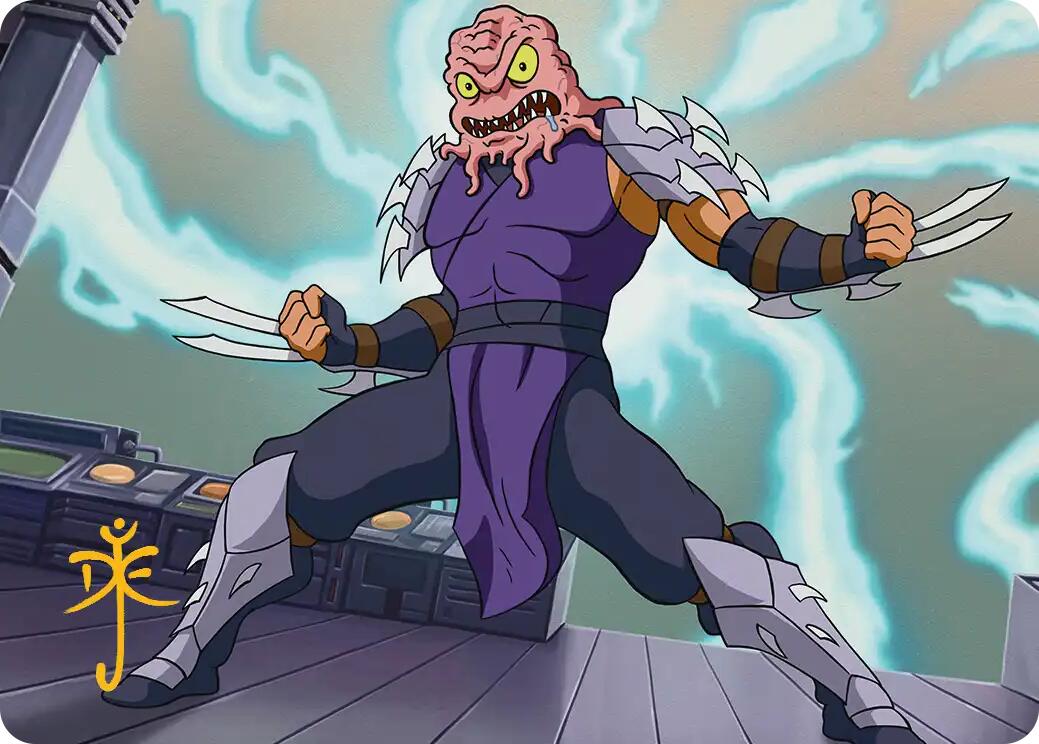 Krang & Shredder Art Card (Gold-Stamped Signature) [Teenage Mutant Ninja Turtles Art Series] | Card Citadel