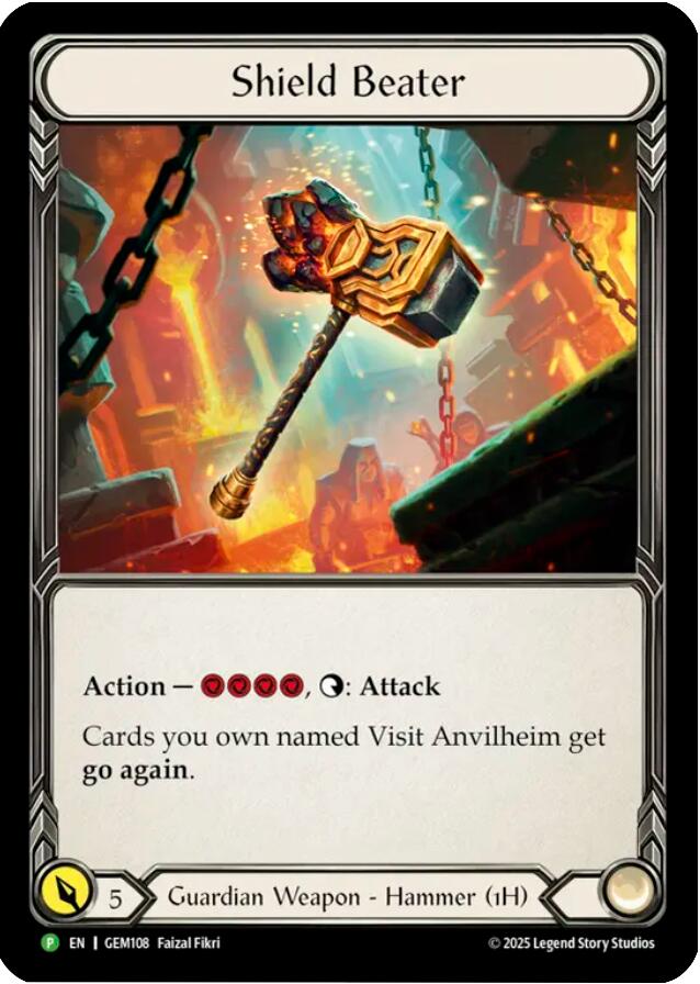 Shield Beater [GEM108] (GEM Pack 4)  Cold Foil | Card Citadel