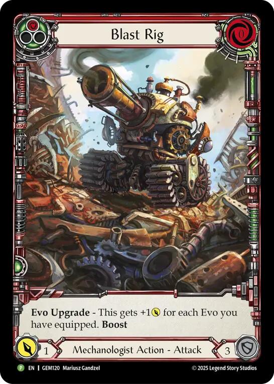 Blast Rig (Red) [GEM120] (GEM Pack 4) | Card Citadel