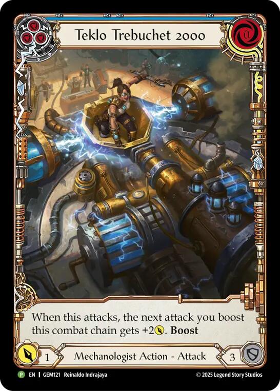 Teklo Trebuchet 2000 [GEM121] (GEM Pack 4)  Rainbow Foil | Card Citadel