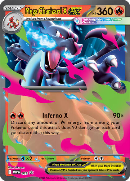 Mega Charizard X ex (029) [Mega Evolution Promo] | Card Citadel