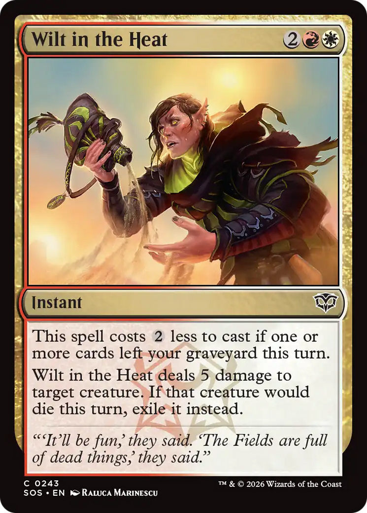 Wilt in the Heat [Secrets of Strixhaven] | Card Citadel