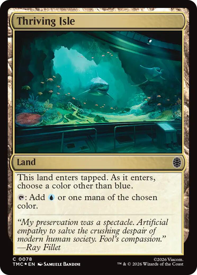 Thriving Isle (Surge Foil) [Teenage Mutant Ninja Turtles Commander] | Card Citadel