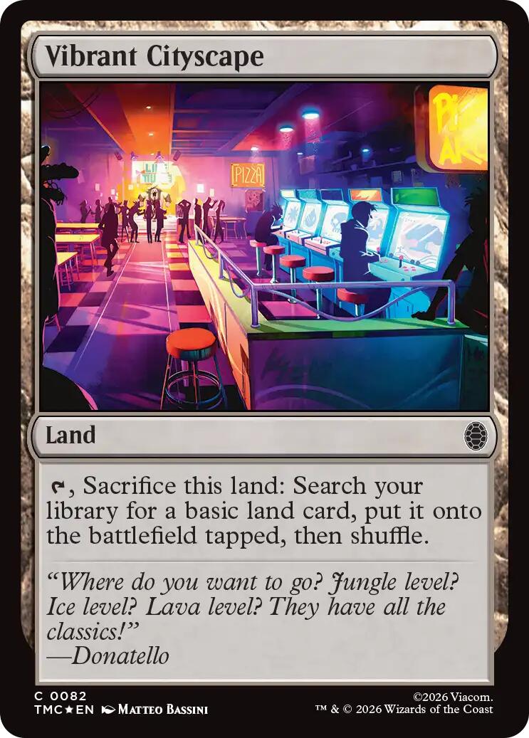 Vibrant Cityscape (Surge Foil) [Teenage Mutant Ninja Turtles Commander] | Card Citadel