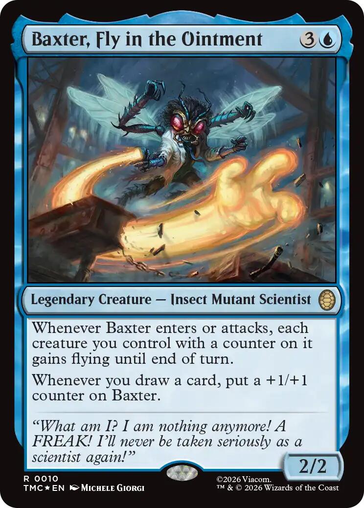 Baxter, Fly in the Ointment (Surge Foil) [Teenage Mutant Ninja Turtles Commander] | Card Citadel