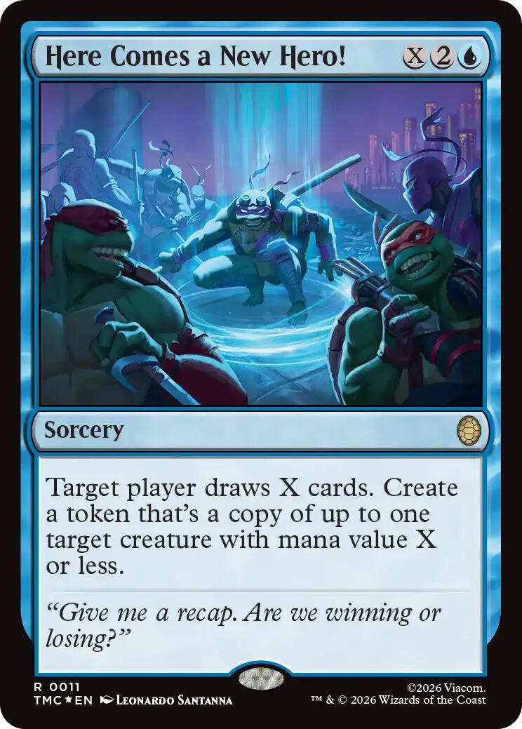 Here Comes a New Hero! (Surge Foil) [Teenage Mutant Ninja Turtles Commander] | Card Citadel
