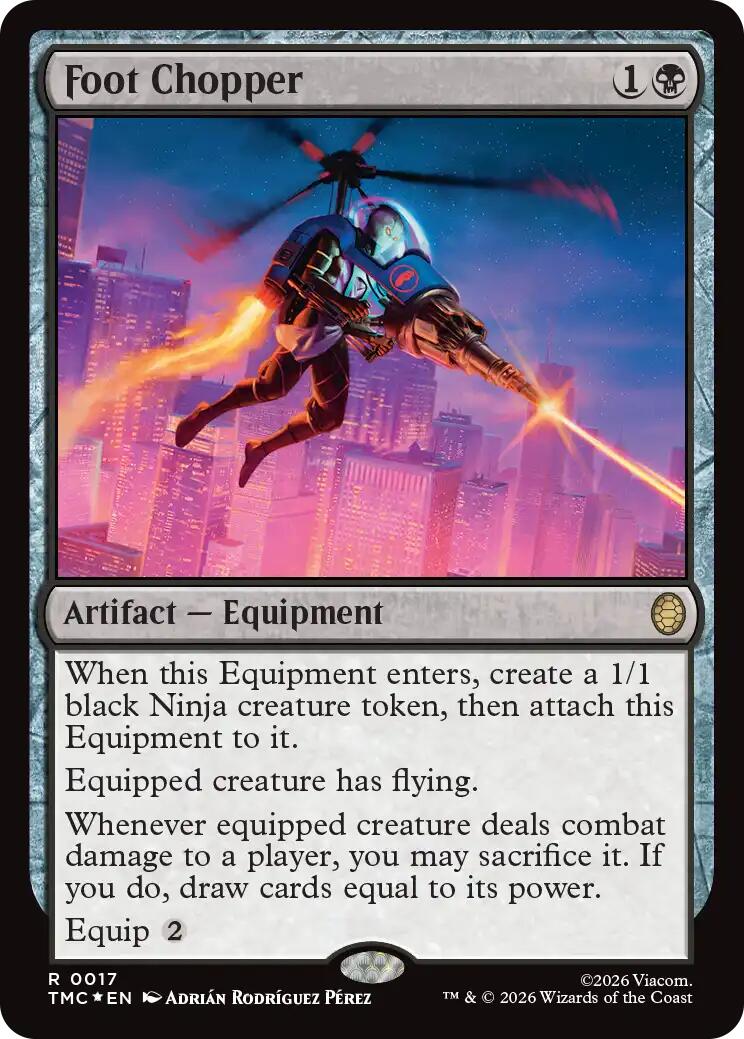 Foot Chopper (Surge Foil) [Teenage Mutant Ninja Turtles Commander] | Card Citadel