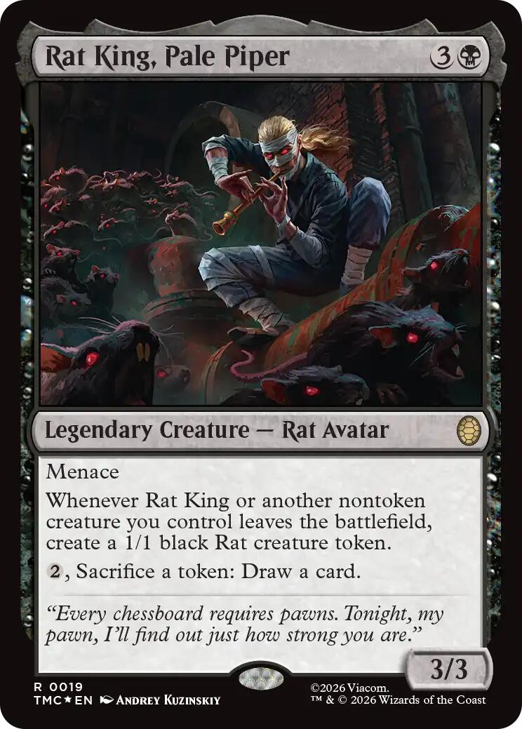Rat King, Pale Piper (Surge Foil) [Teenage Mutant Ninja Turtles Commander] | Card Citadel