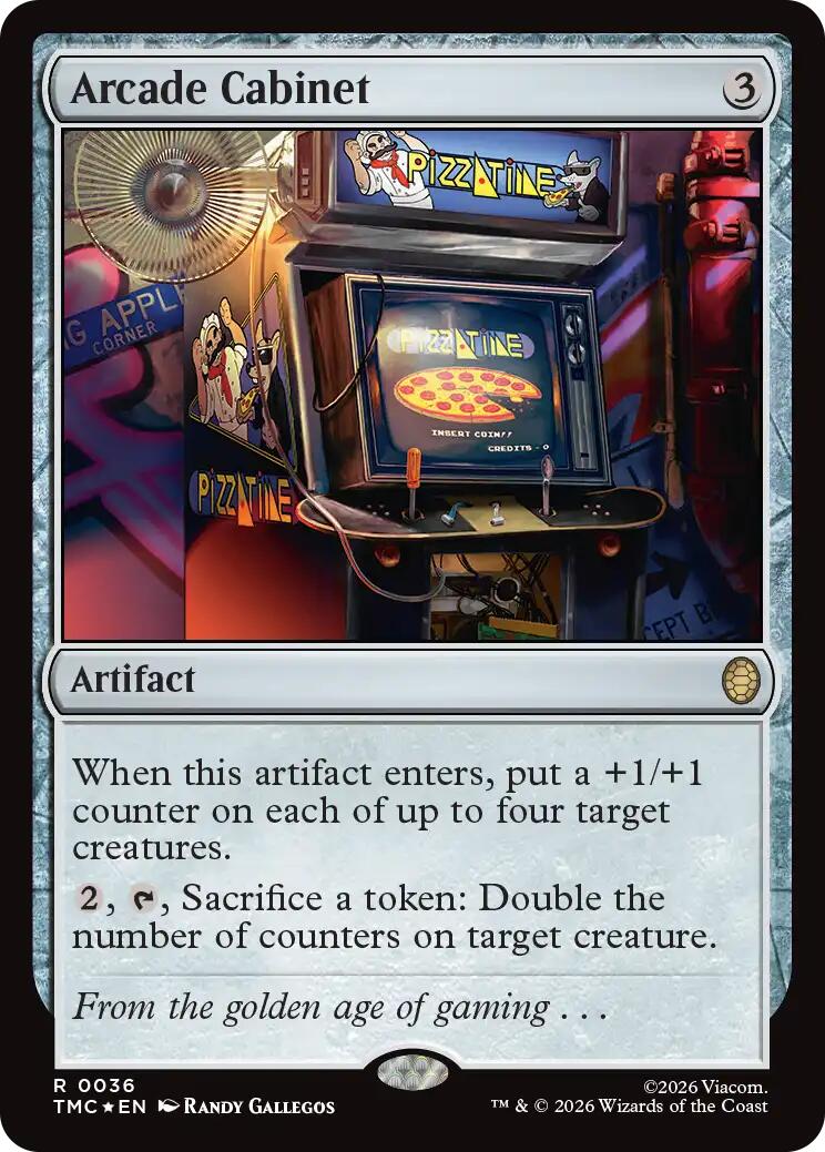 Arcade Cabinet (Surge Foil) [Teenage Mutant Ninja Turtles Commander] | Card Citadel
