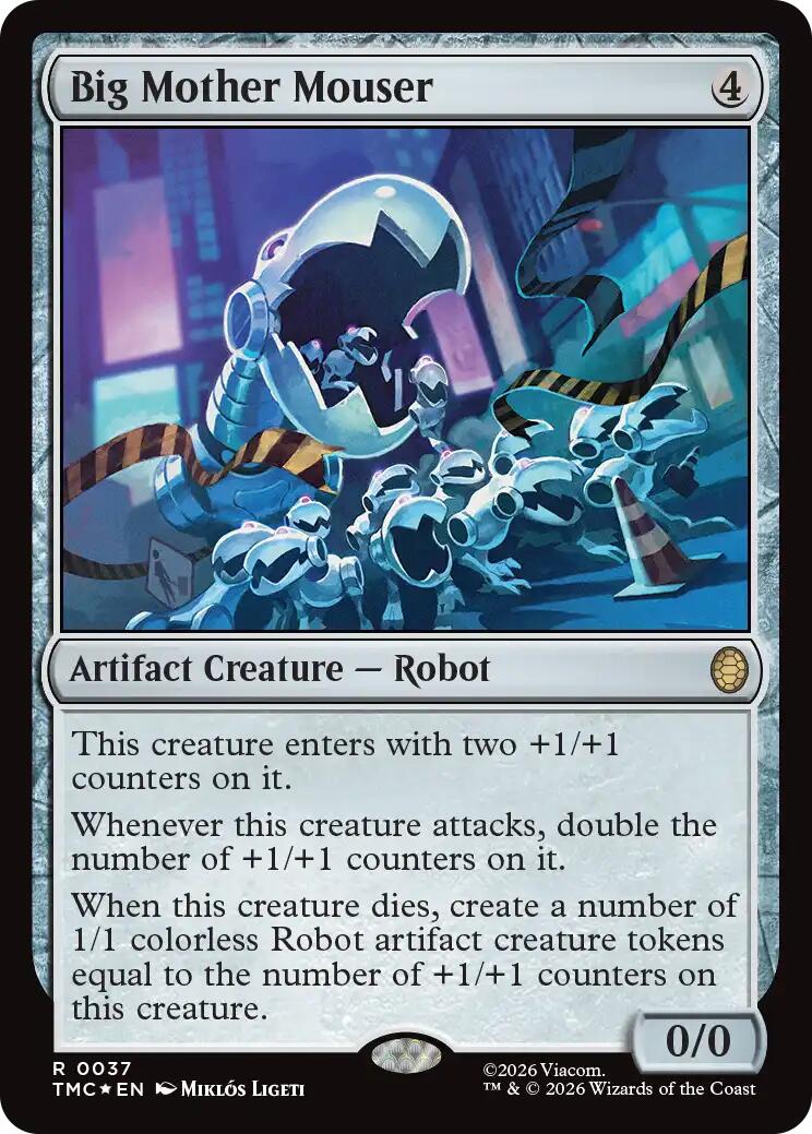 Big Mother Mouser (Surge Foil) [Teenage Mutant Ninja Turtles Commander] | Card Citadel