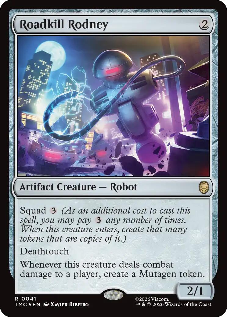 Roadkill Rodney (Surge Foil) [Teenage Mutant Ninja Turtles Commander] | Card Citadel