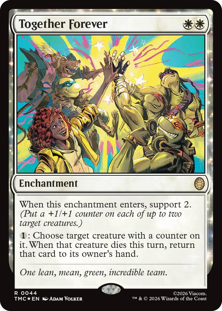 Together Forever (Surge Foil) [Teenage Mutant Ninja Turtles Commander] | Card Citadel