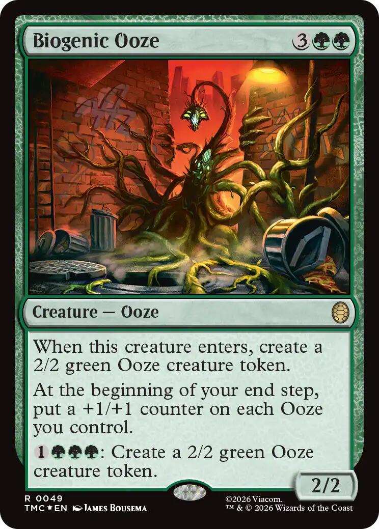 Biogenic Ooze (Surge Foil) [Teenage Mutant Ninja Turtles Commander] | Card Citadel