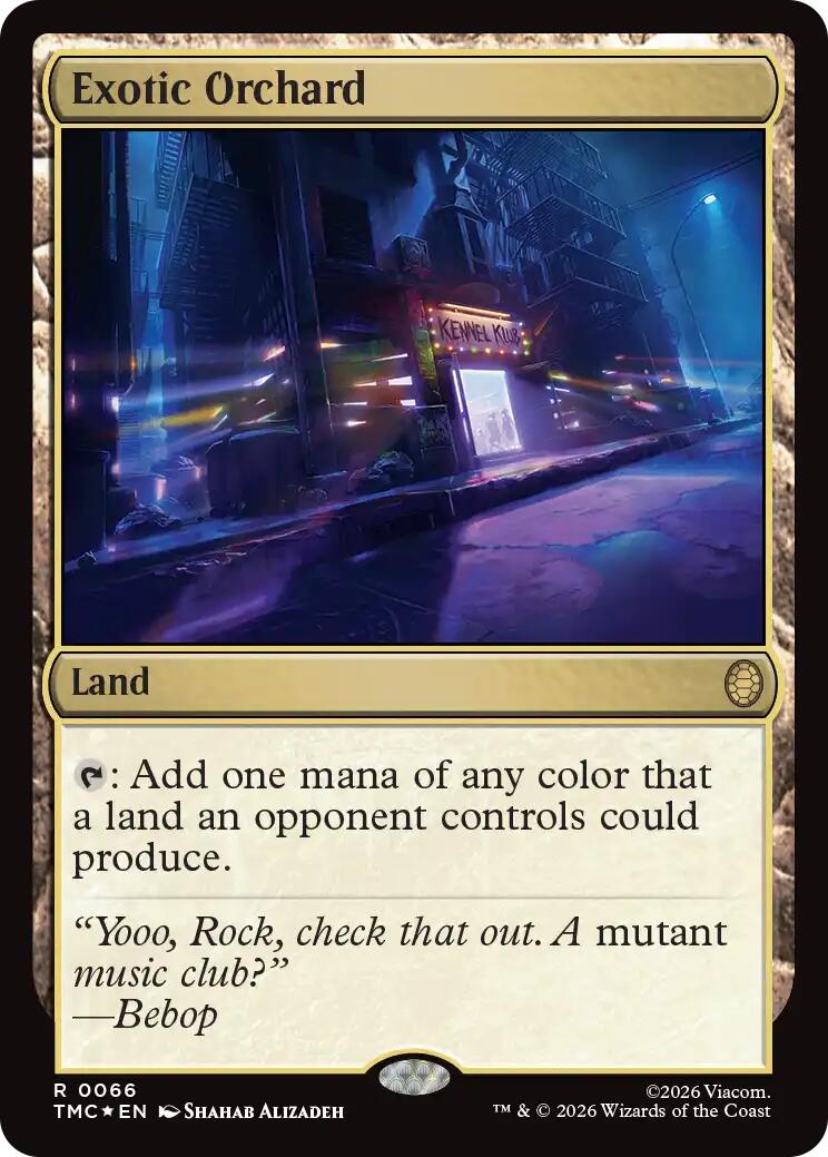 Exotic Orchard (Surge Foil) [Teenage Mutant Ninja Turtles Commander] | Card Citadel