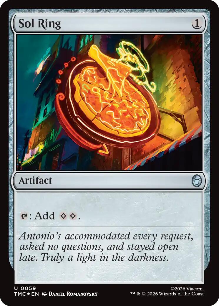 Sol Ring (Surge Foil) [Teenage Mutant Ninja Turtles Commander] | Card Citadel