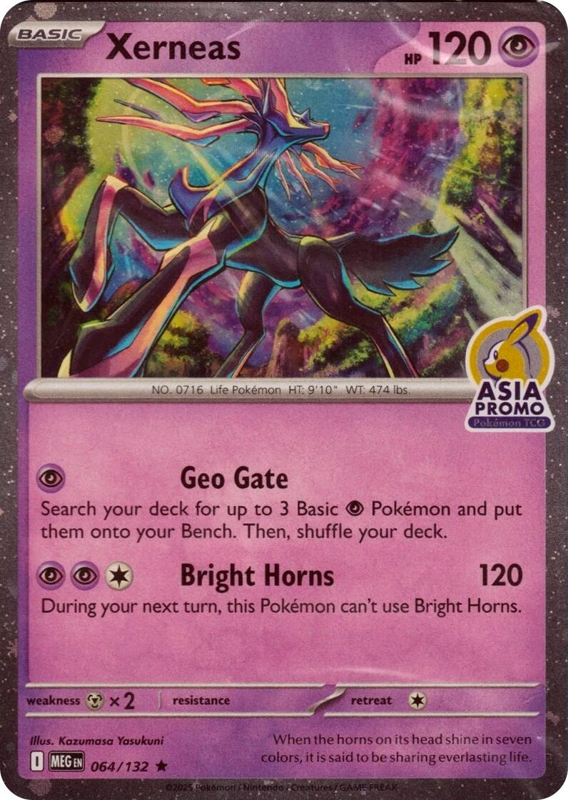 Xerneas (064/132) (Asia Promo) [Miscellaneous Cards] | Card Citadel
