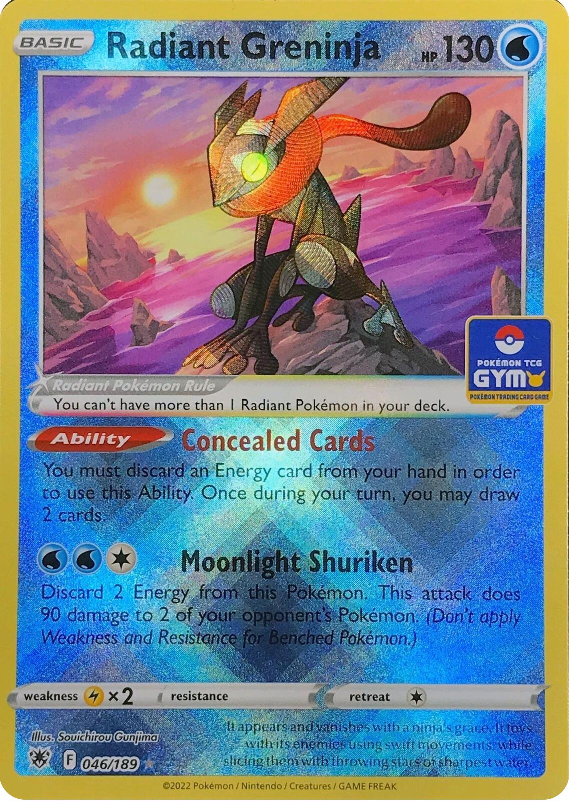 Radiant Greninja (046/189) [League & Championship Cards] | Card Citadel