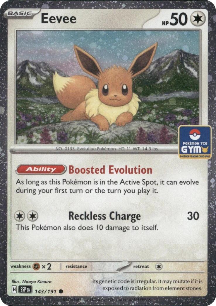 Eevee (143/191) (Southeast Asia Exclusive) [League & Championship Cards] | Card Citadel