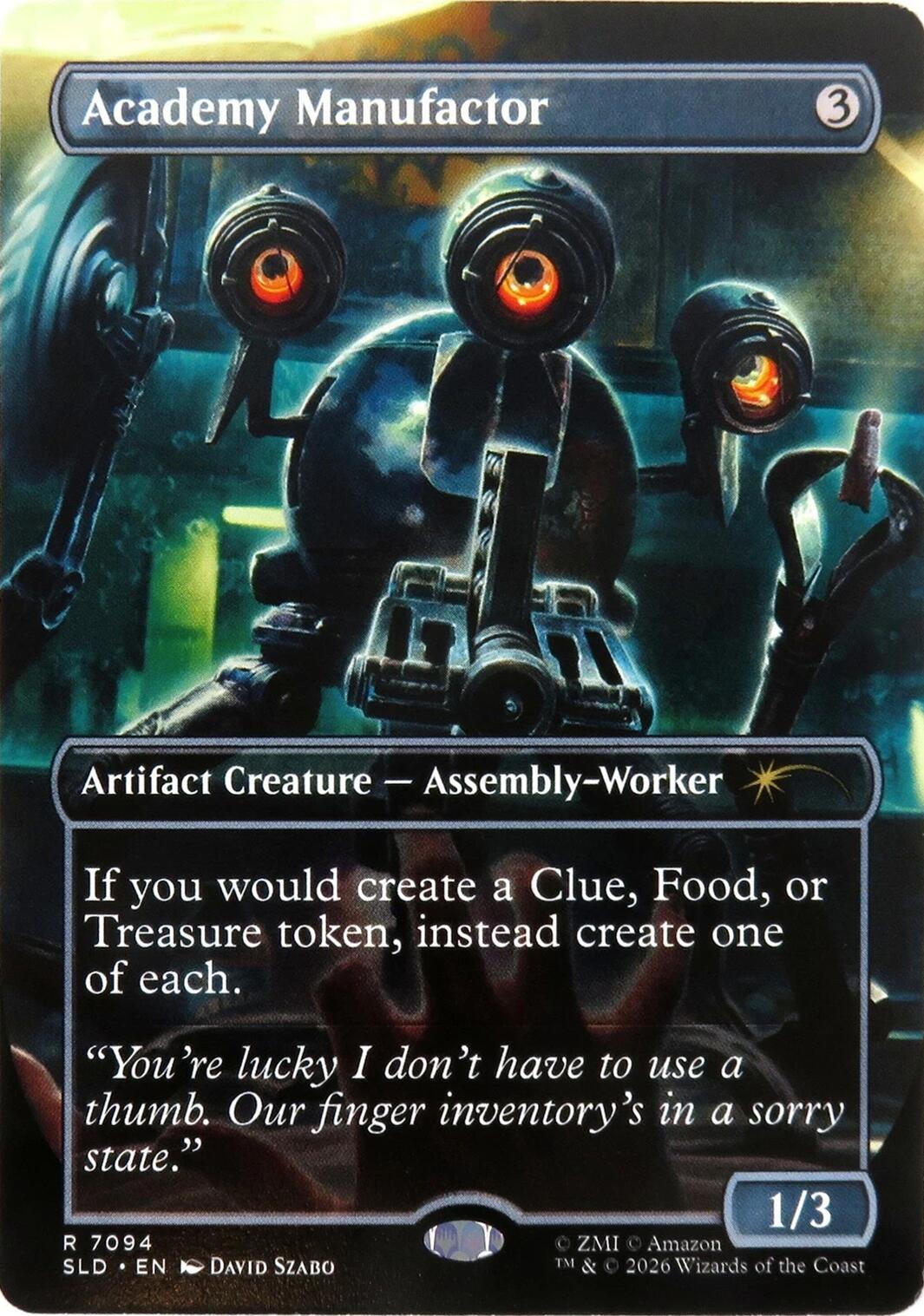 Academy Manufactor (7094) [Secret Lair Drop Series] | Card Citadel