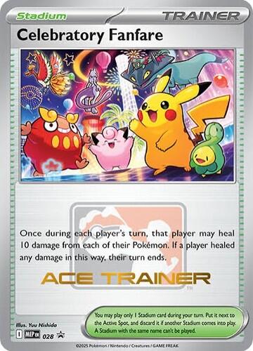 Celebratory Fanfare (028) (Ace Trainer) [Mega Evolution Promo] | Card Citadel