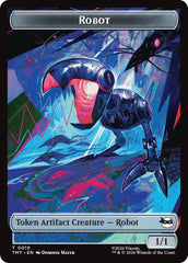 Treasure // Robot Double-Sided Token [Teenage Mutant Ninja Turtles Commander Tokens] | Card Citadel